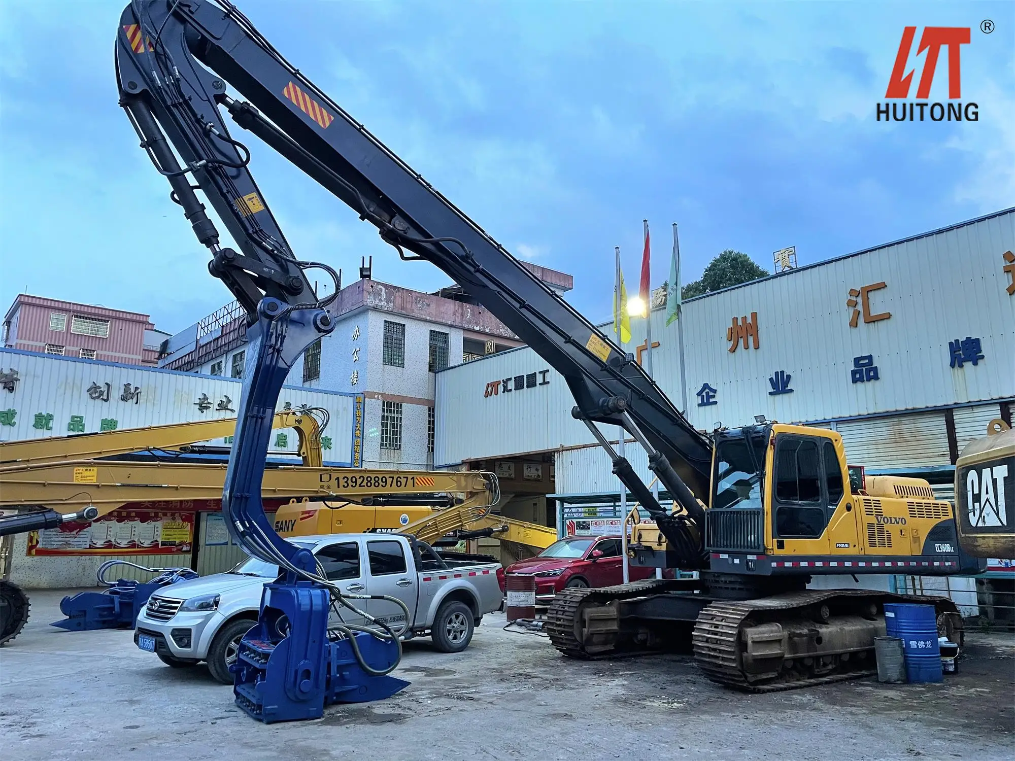 165mm Excavator Hydraulic Pile Hammer For PC200 PC300 PC330 EX220