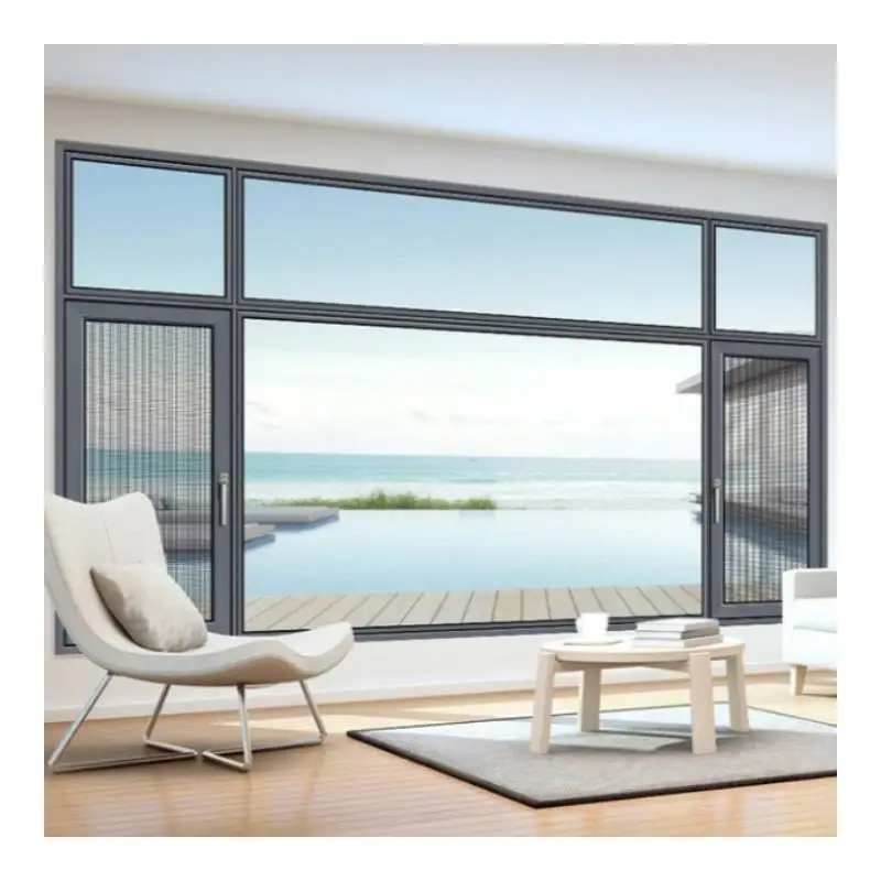 Aluminumwood Double Hanging Casement Window Aluminum Casement Windows Buy Aluminum Casement