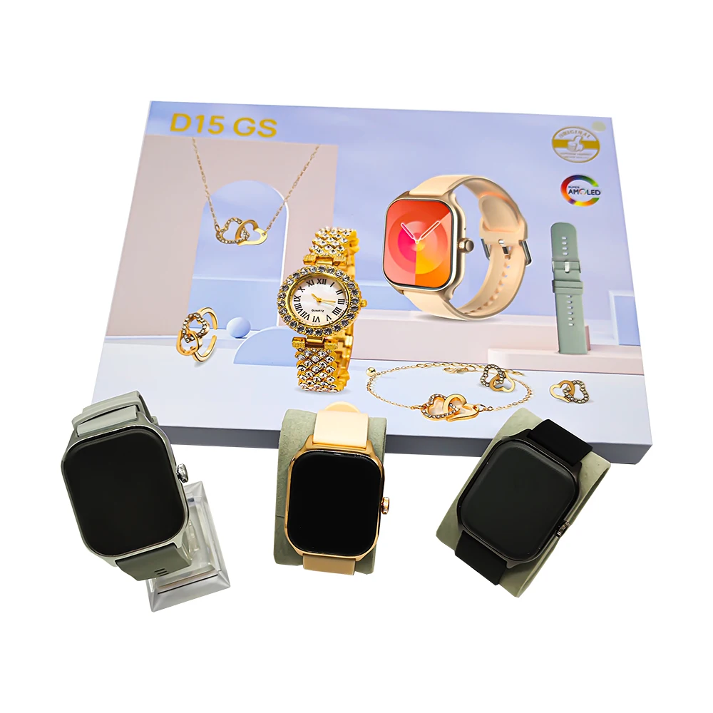 2024 Luxury Smart Watch D15 GS Reloj Intelligente Smartwatch Fitness Wrist Smart Watch PK A58 A59 Plus