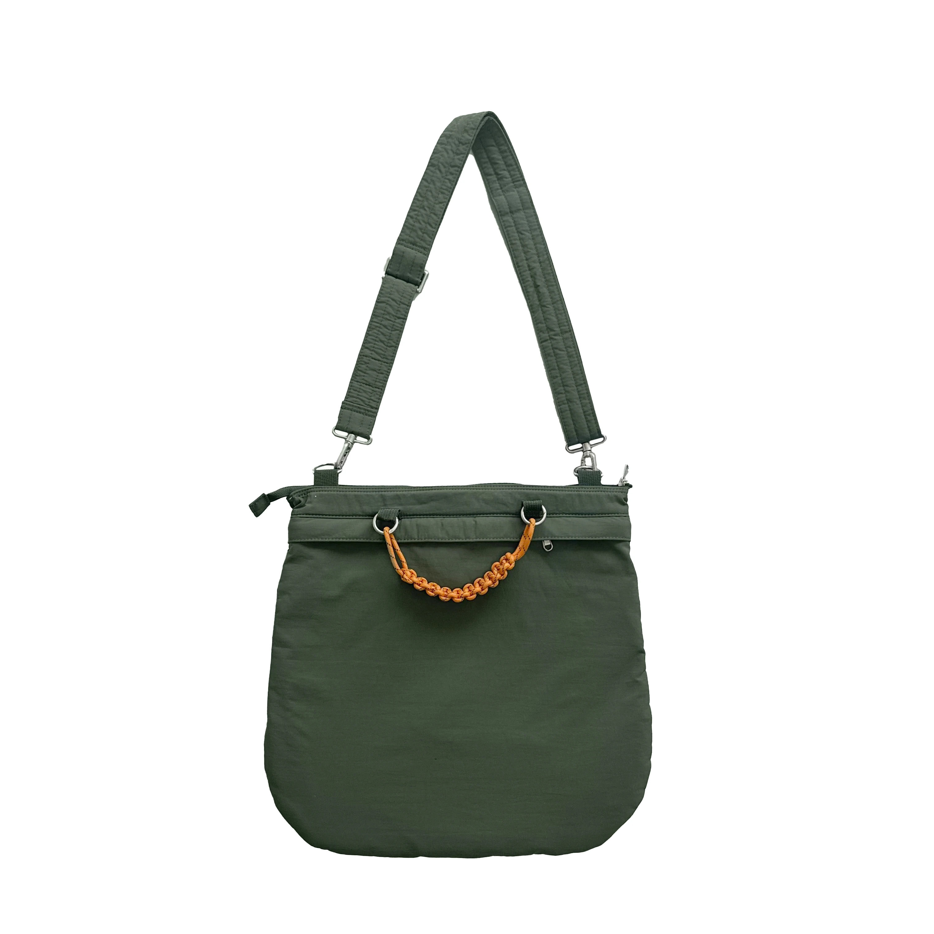 Stylish Waterproof Canvas Tote Bag Zipper Closure Custom Logo Printed Eco-Friendly Polyester Lining Beach Bag for Spring Autumn