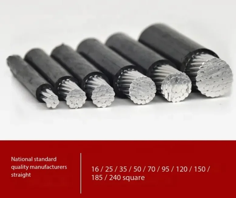Pas cher JKLHY ABC c&acirc;ble PE isolation conducteur en alliage d'aluminium 8.7/10KV 120mm2 c&acirc;ble isol&eacute; a&eacute;rien pour la transmission a&eacute;rienne