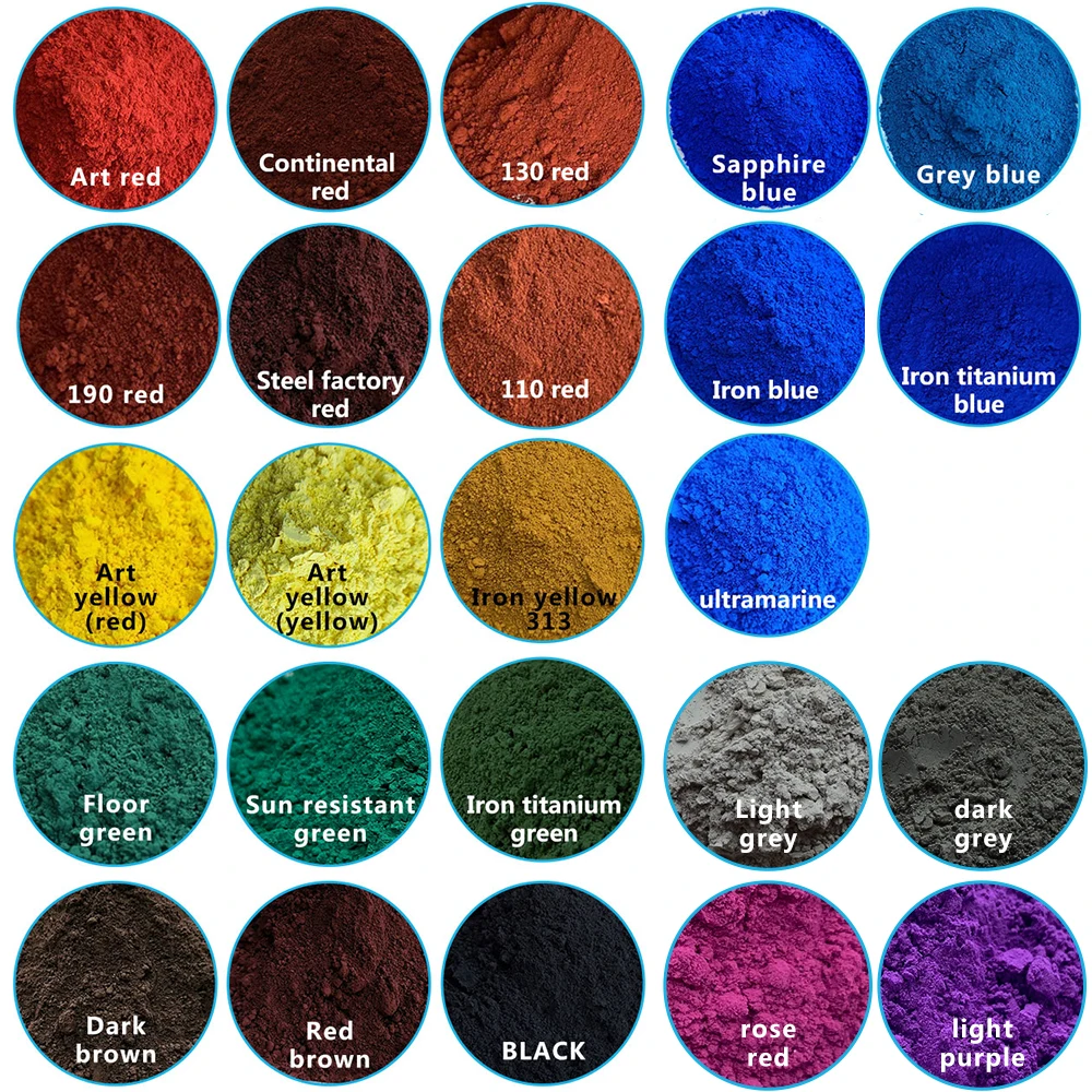 Профессиональный натуральный пигмент для бетона оксид микронизированного железа Розовый цементного цвета