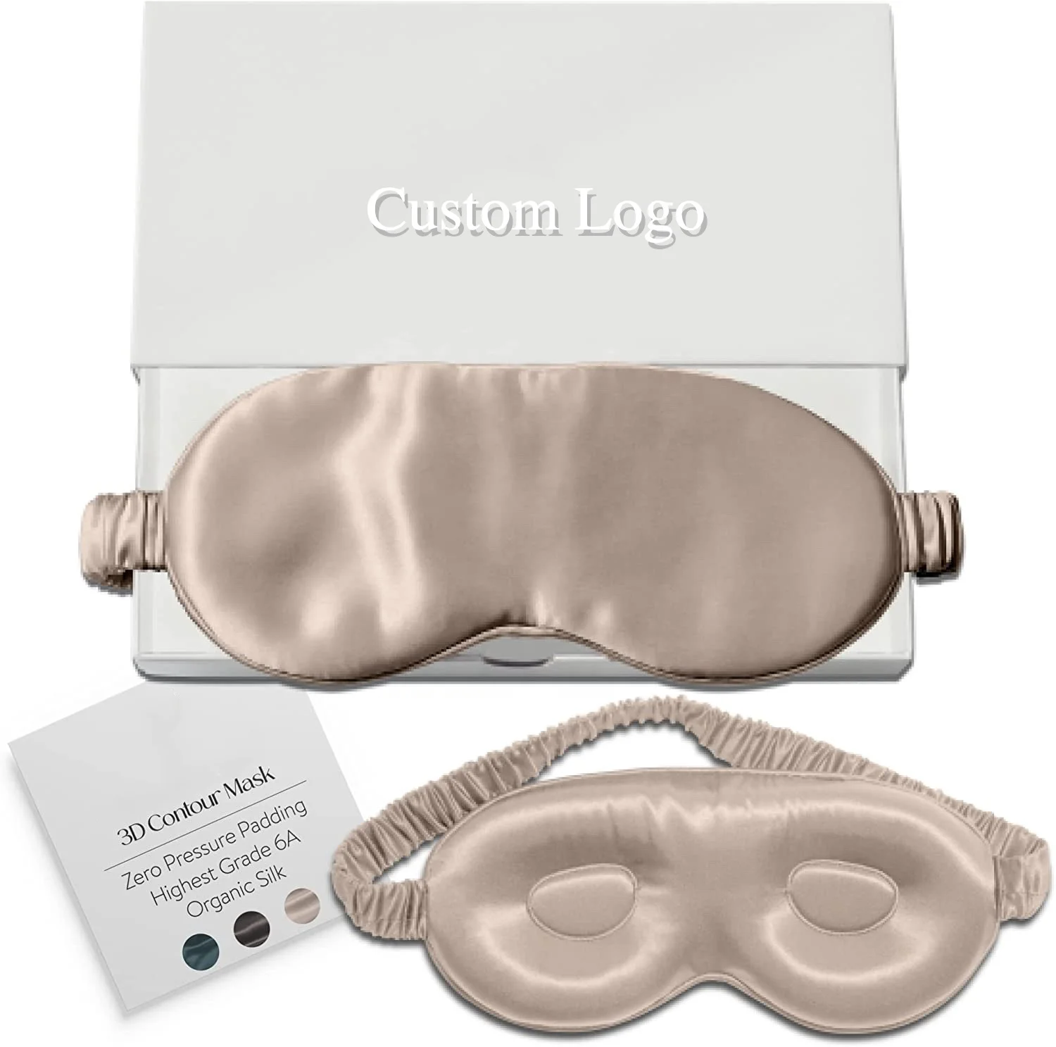Silk 3D Eye Mask Moonight Sleep Contoured Cup Blindfold