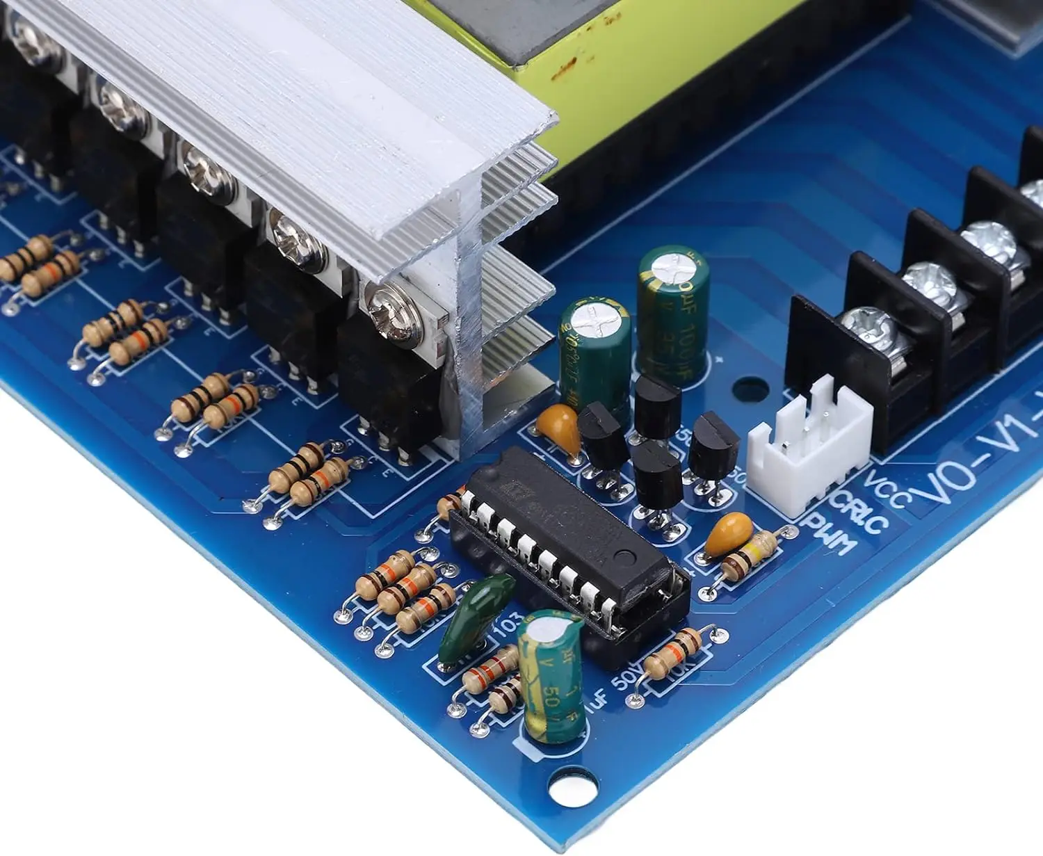 Inversor feito sob encomenda profissional PCBA do OEM dos componentes eletrônicos do circuito integrado que fabrica a superfície verde da máscara HASL da solda