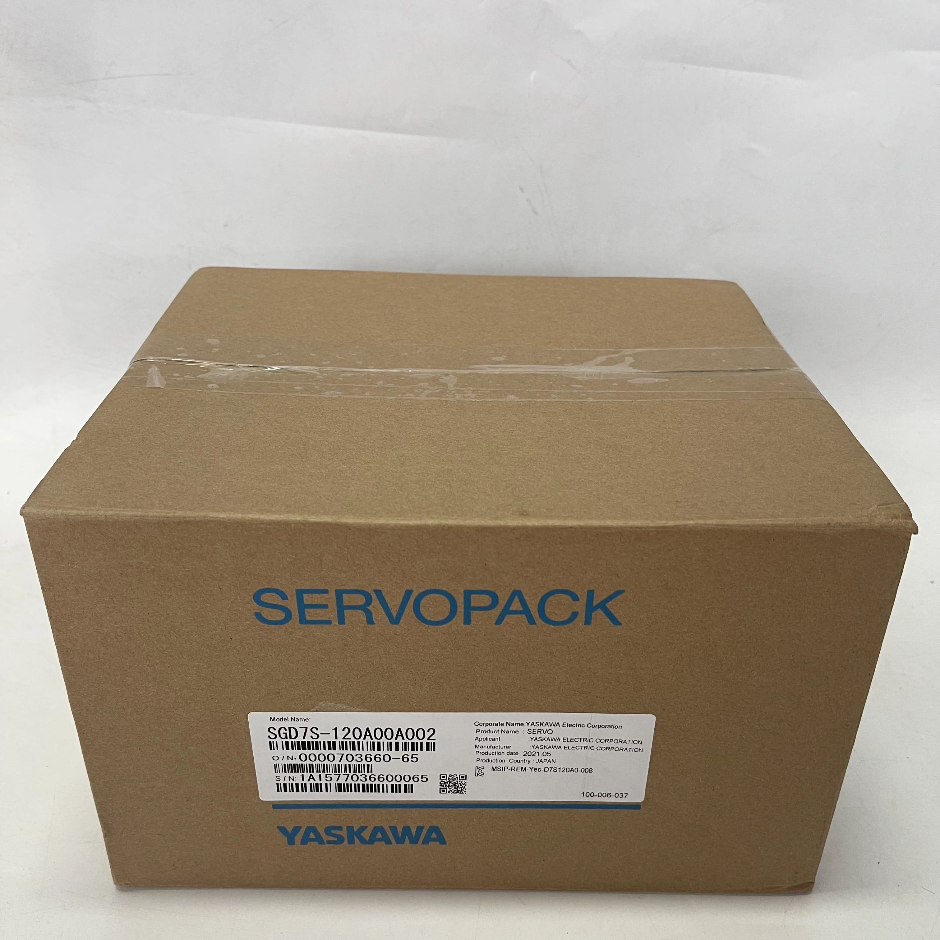Yaskawa Servo Drive Servopack SGD7S-120A00A002 Yaskawa Servo Drive Servopack SGD7S-120A00A002