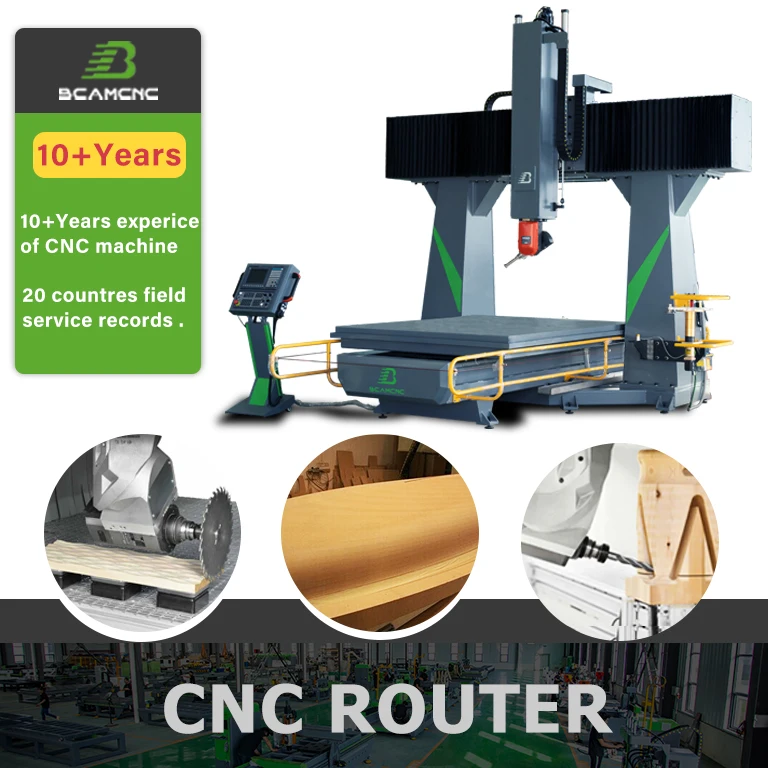 BCAM 5 AXIS CNC Milling Centor Routers Four Process Cnc Machine 1325 High Speed  Woodworking 4 Axis  Wood Cnc Router for Sale