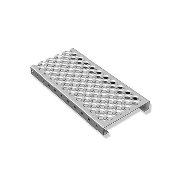 Aluminum Safety Grating Anti-Skid Perforated Plate Galvanized Steel and Carbon Steel for Workshops and Industrial Applications