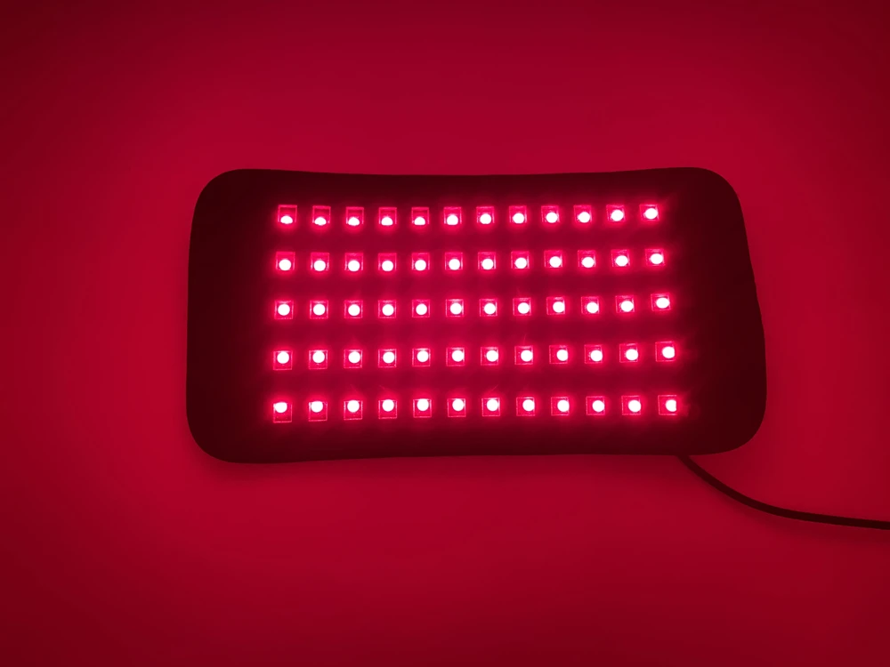 2024 home use 25x13cm mini size portable 660nm 850nm pain relief red light therapy pad manufacture