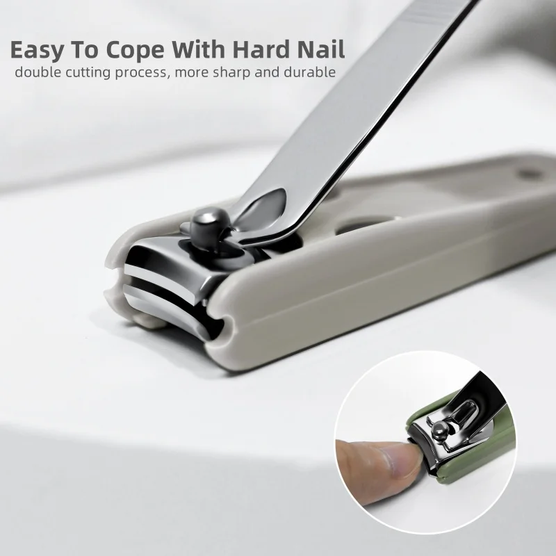 UUYP Best Selling Anti-Slip Matte Complete Portable Sharp Nail Trimming Cutter for Fingernail Toenail 2Pcs/Set Nail Cutter Hb163b7bd8b5b45fca329e0b3ba381c52w