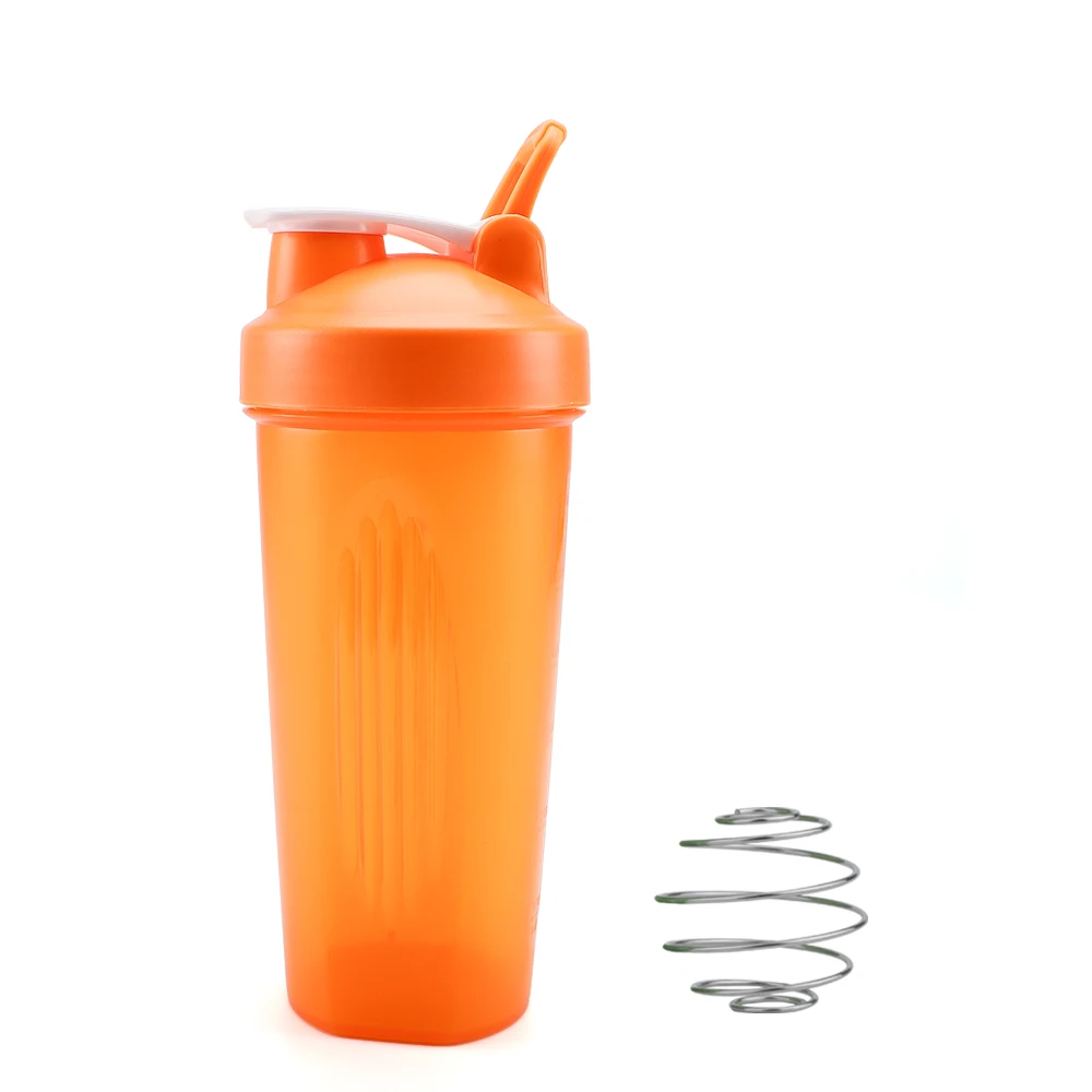 Litex Classic Shaker for Protein Shakes and Pre-Workout, Gym Shaker Bottle,  Protein Shaker Bottle- 24 oz(orange)