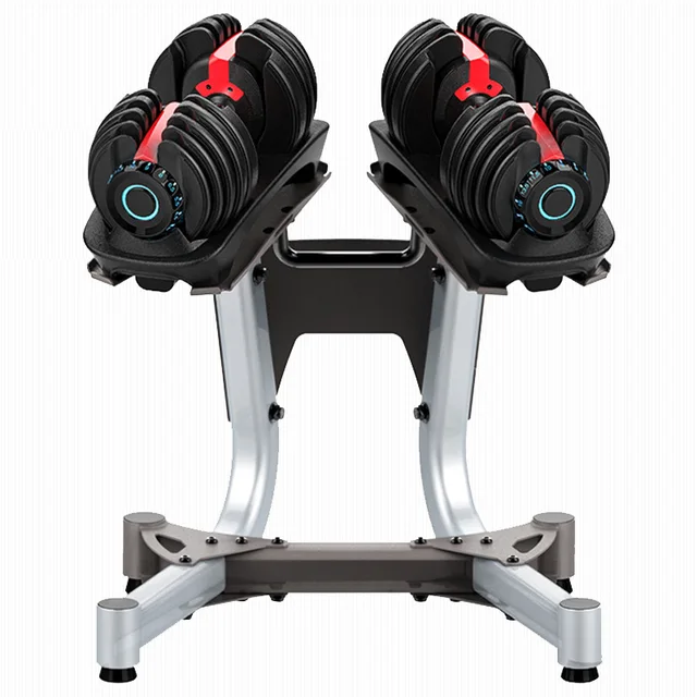 Gym 20KG  90LB Adjustable Weight Dumbbell Set For Exercise