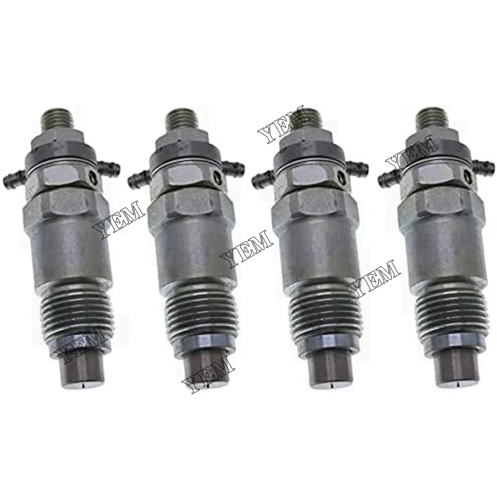 Engine Repair Kit Set of 4 Pcs New Fuel Injector 15261-53020 for Kubota D750 D850 D950 V1100Engine