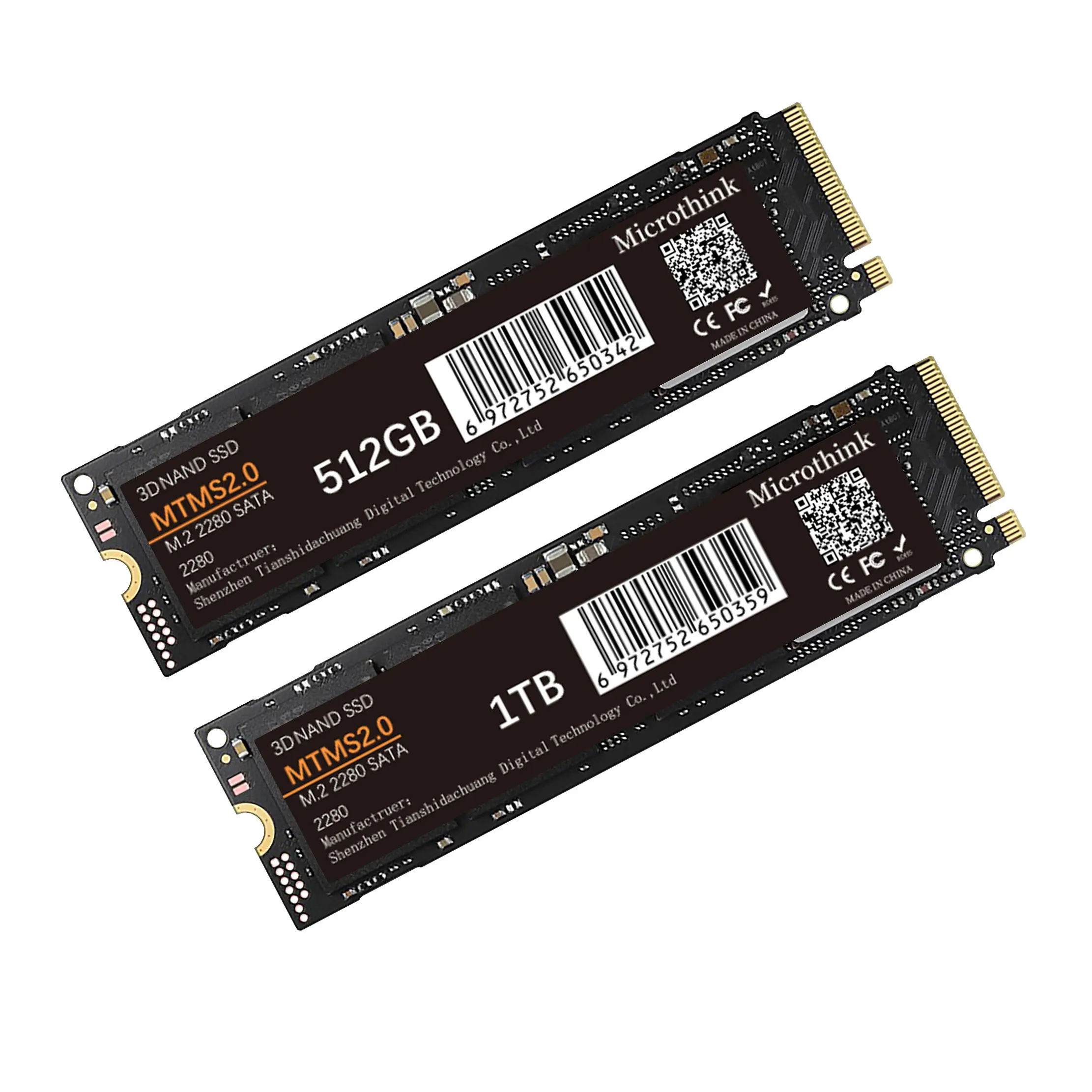 NVME 250GB M.2 SSD PCIE3 Gen3 550MB/s Read Speed FCC Approved with