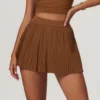 falda marrón