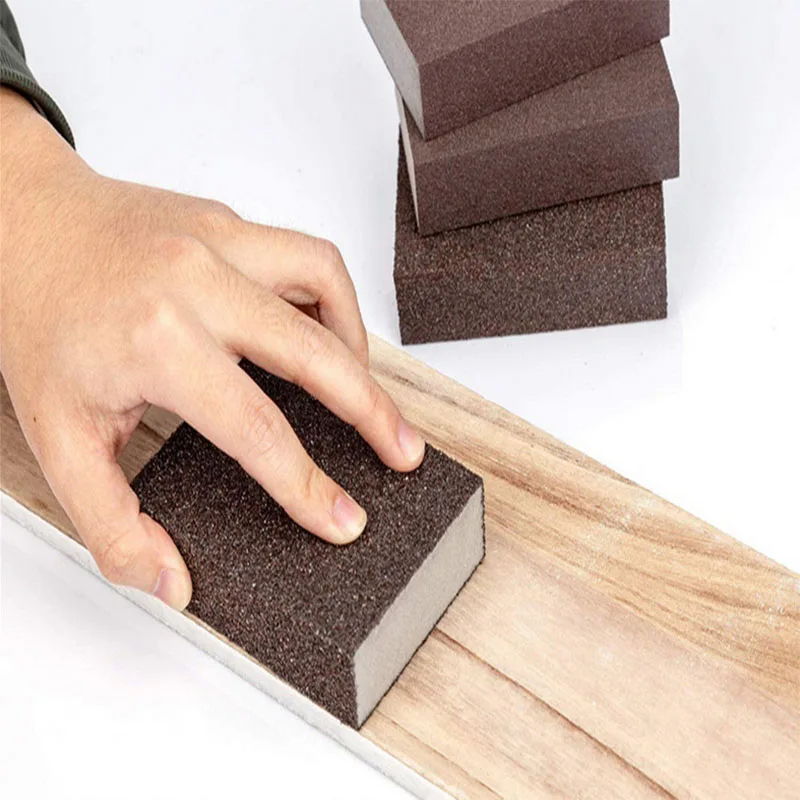 Hot Sale Sandpaper Sponge 100x70x25mm Aluminium Oxide For Sanding