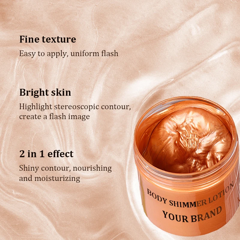 Natural Moisturizing Golden Bronzer Glow Shimmering Body Oil Body