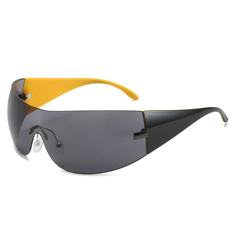 2000's Retro One Piece Sunglasses - Women's Y2K Fashion