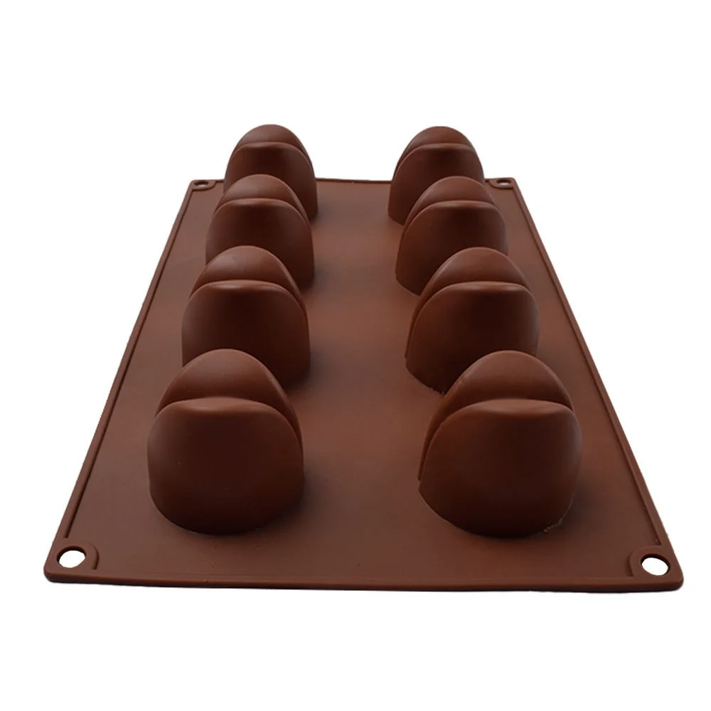 8-Grid Lip Shape Silicone Mold for DIY Jelly Cake Baking Tools for Milk White Chocolate Cookie-for Jelly Chocolate Cookie