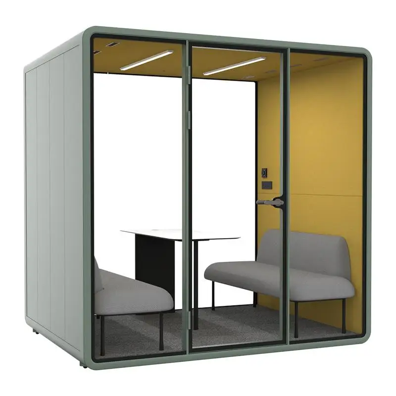 Telephone Booth Modular Prefab Office Pod Cubicle Workstation Movable Vocal Recording Studio
