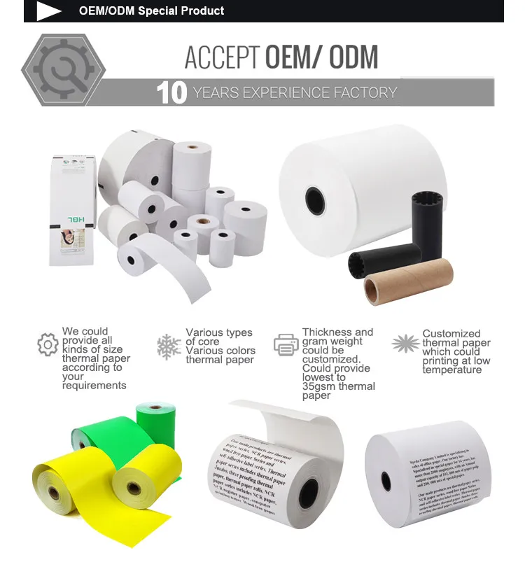 Top Quality Jumbo Roll Thermal paper jumbo thermal paper From China Office Paper Supplier