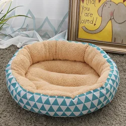 Wholesale OEM Available Custom Logo Promotional Foldable Luxury Sofa Pet Dog Bed