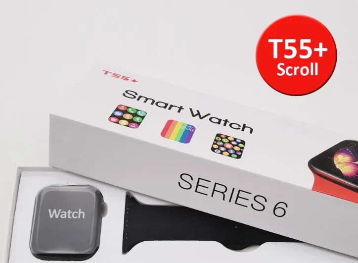 Hot Sale Original Full Touch Bt Call Heart Rate Relojes Inteligentes  Smartwatch T55 Smart Watch Pk T55plus - Buy Smartwatch T55 Product on  Alibaba.com