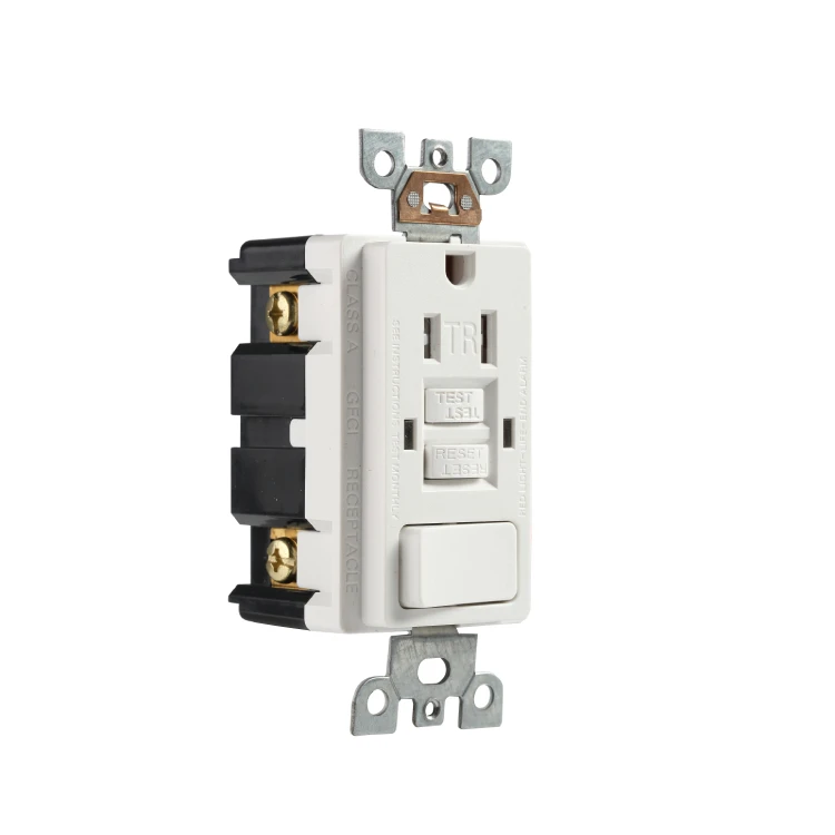 15A 125V GFCI Plug Outlet Duplex Receptale Outlet Socket Tamper Resistant Сертифікована США американська розетка