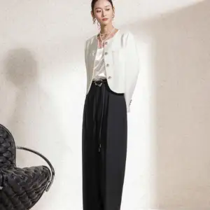 HARCHOY Wrinkle-Resistant Women's Plus Size Suit - Oversized Business Attire Ultra Comfy Factory Supply