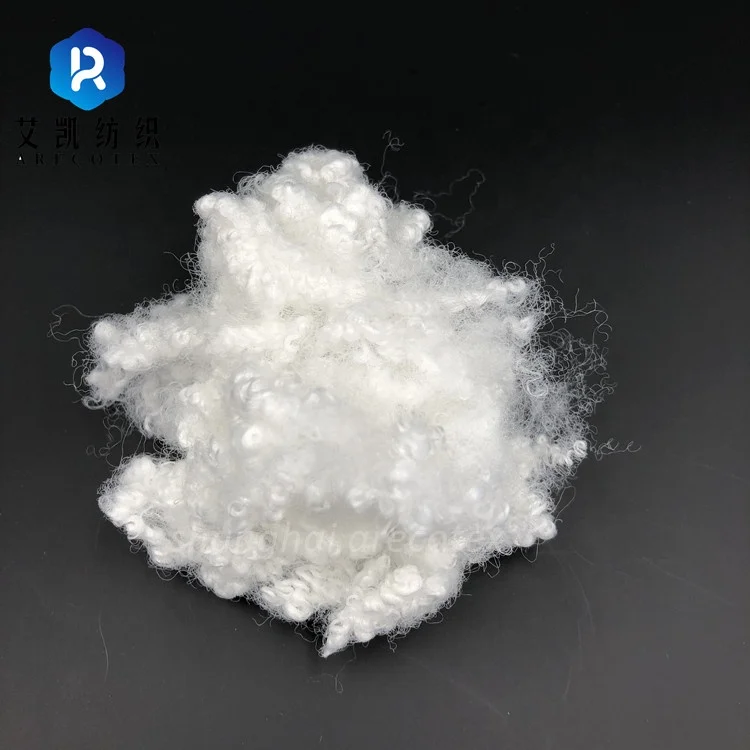 High-elasticity Eco 3D Hollow PP Cotton Wool Filler Stuffing For
