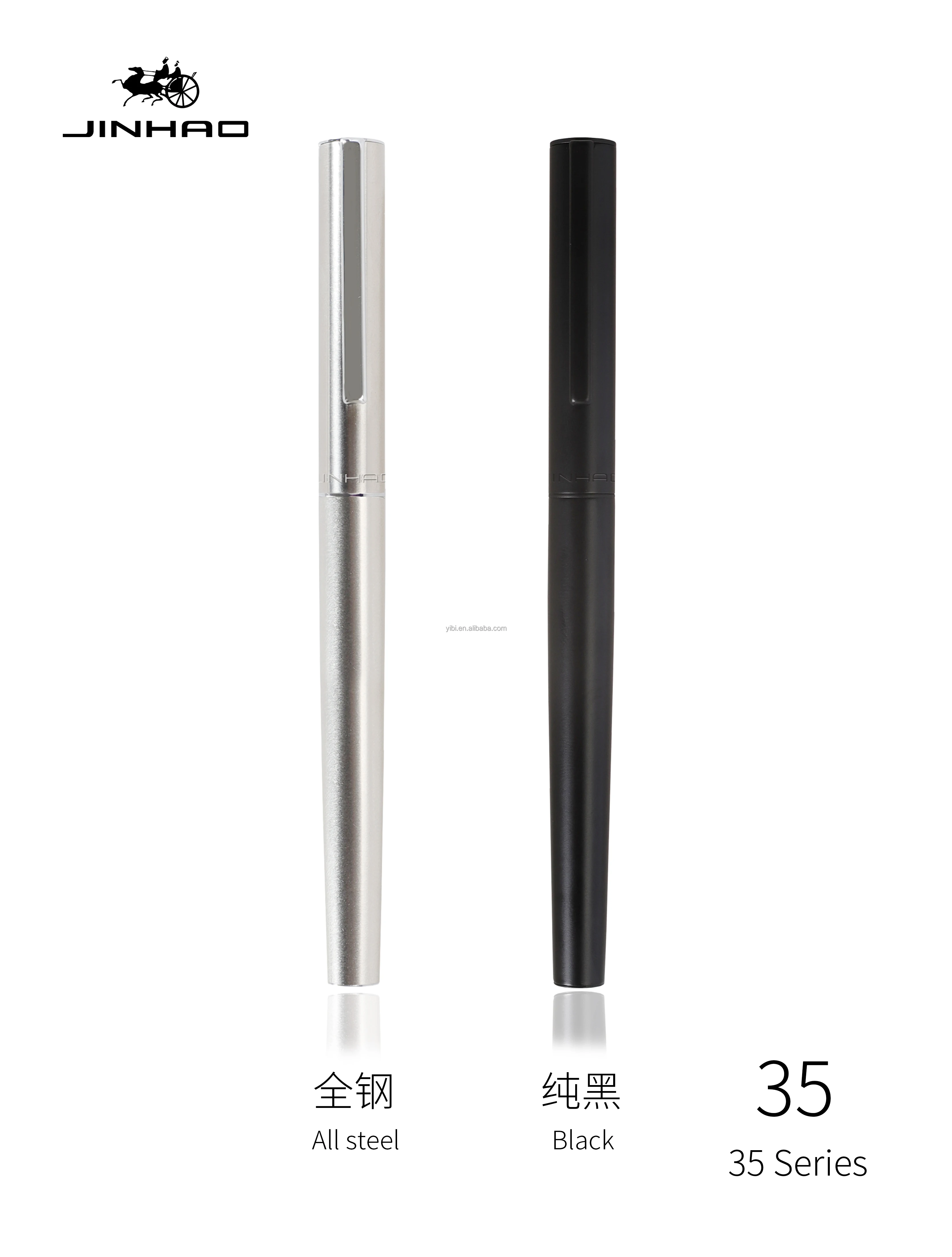Jinhao 35 Metal Fountain Pen Extra Fine Nib 0.38mm Office Converter - Buy Jinhao  Fountain Pen,Fountain Pen,Matt Black Fountain Pen Product on Alibaba.com