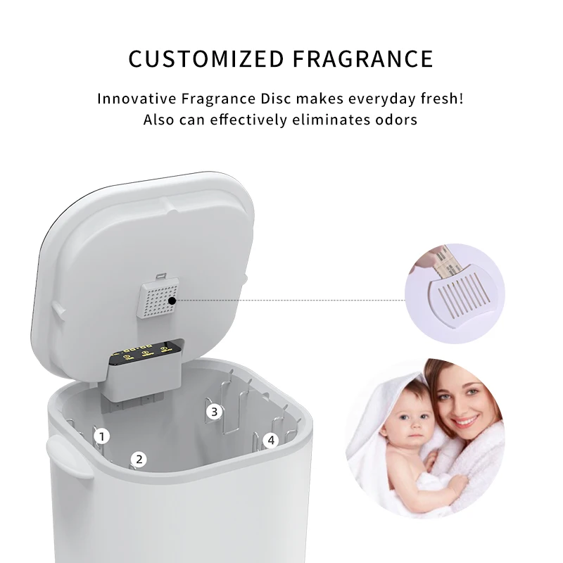 Luxury Thermostatic Spa Smart Electric Hot Towel Warmer Bucket With Led