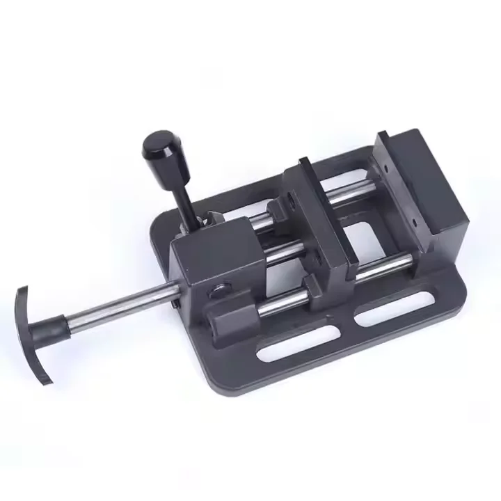 TEBAK 4 Inch 100mm Fast Drilling Machine Flat-Nose Pliers Precision Bench Drill With Quick-Action Fixture Woodworking Vise