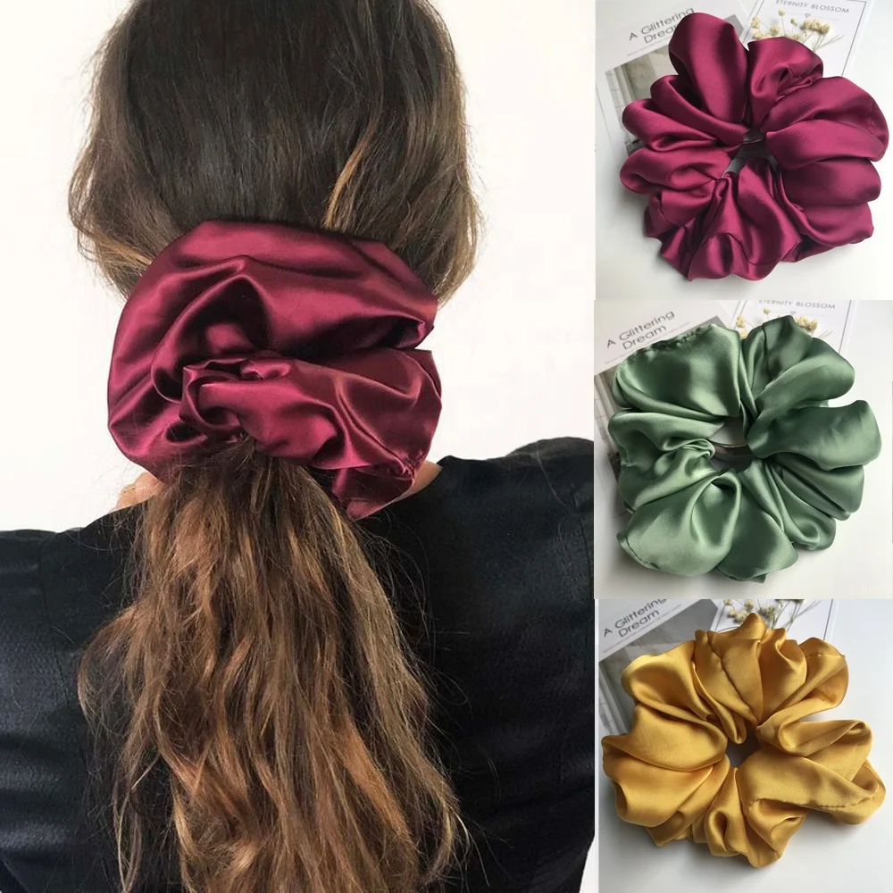 Shop Our Wholesale Oversized Hair Ties - Designer Scrunchies display picture 3