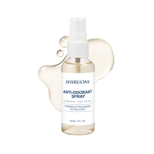 Custom Long Lasting Refreshness Underarm and Foot Body Spray Deodorizing Mist Anti Sweat Odor Control