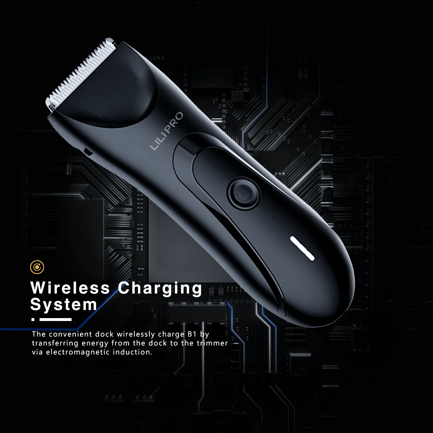 LILIPRO IPX7 Electric Razor 0mm Safe Guard Cordless Grooming Shaver for Sensitive Areas Body Hair Trimmer Mens Hair Clipper
