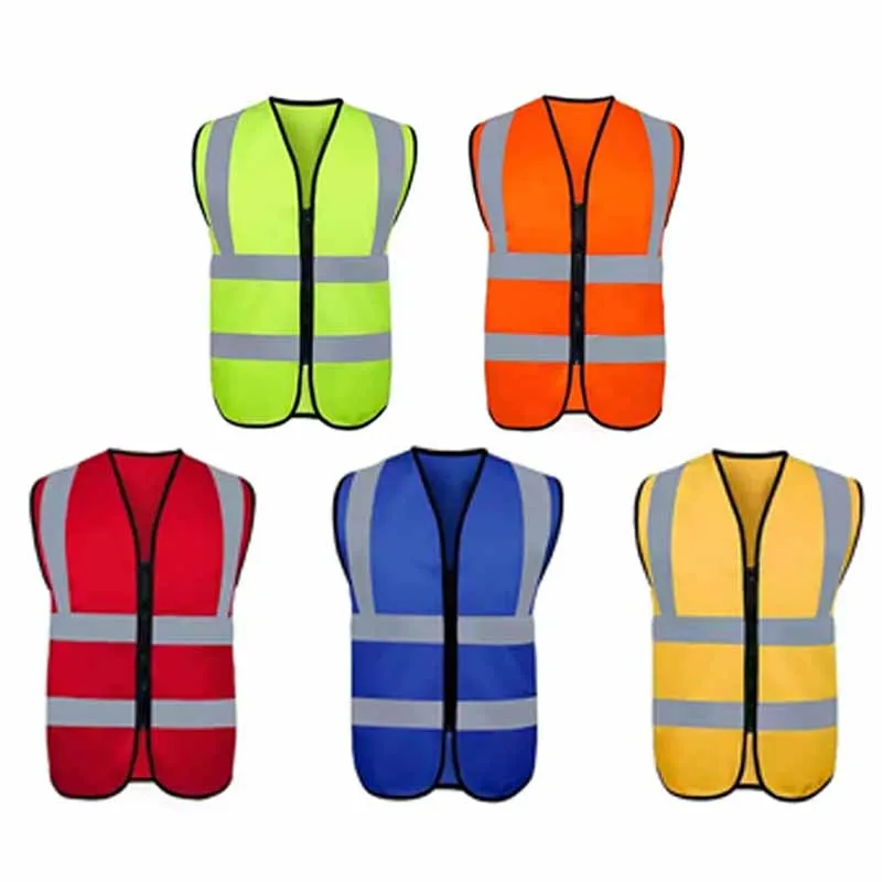 Custom Security Clothing Reflective Vests / Vest Shirt Dragon Yellow Fluorescent