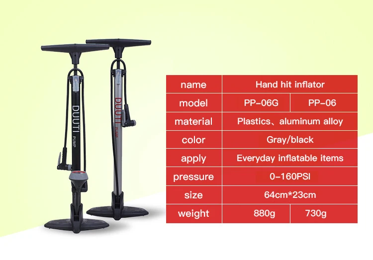 Multiple Specifications 160psi Road Bike Pump Wholesale Bicycle Air