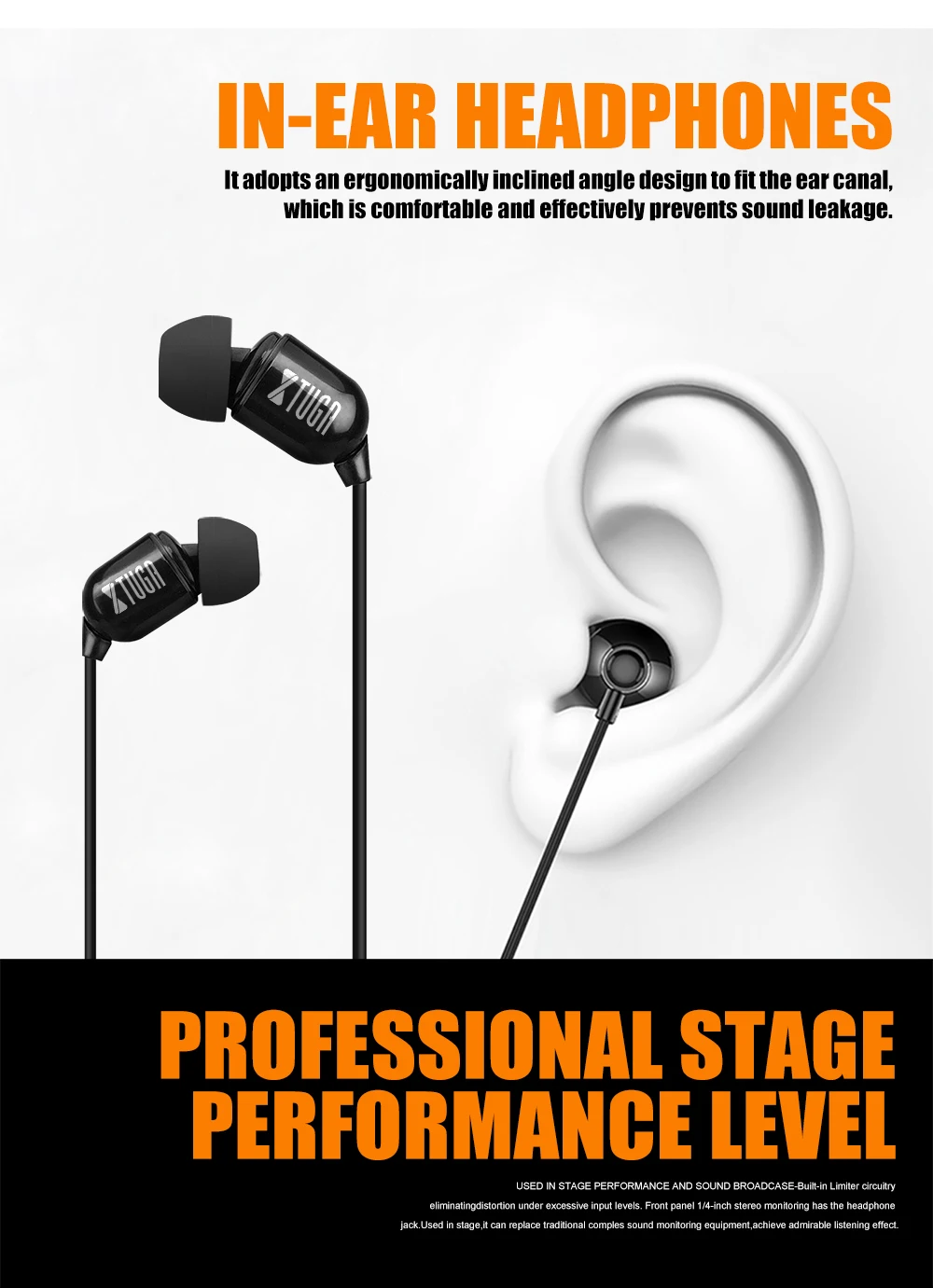 Xtuga Iem1200 Durable Online Live In Ear Monitor Headphone Buy Sr2050