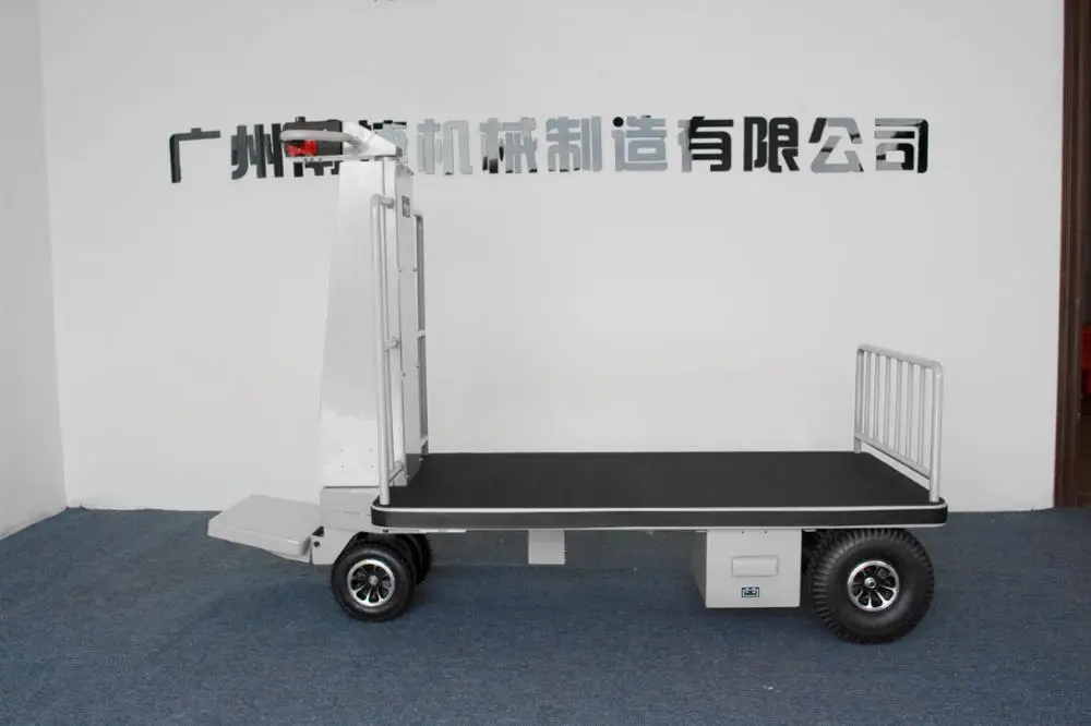 NK 118 Electric Trolley Cart Powered Standing Driving Electrical Warehouse Trolley Logistics Transport Truck