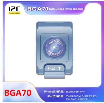 I2C P14 Pro BGA110 BGA70 PCIE NAND HDD Programmer for iPhone 6 to 14 Pro Max Purple Screen SYSCFG Data Read Write SN Unbind Wifi