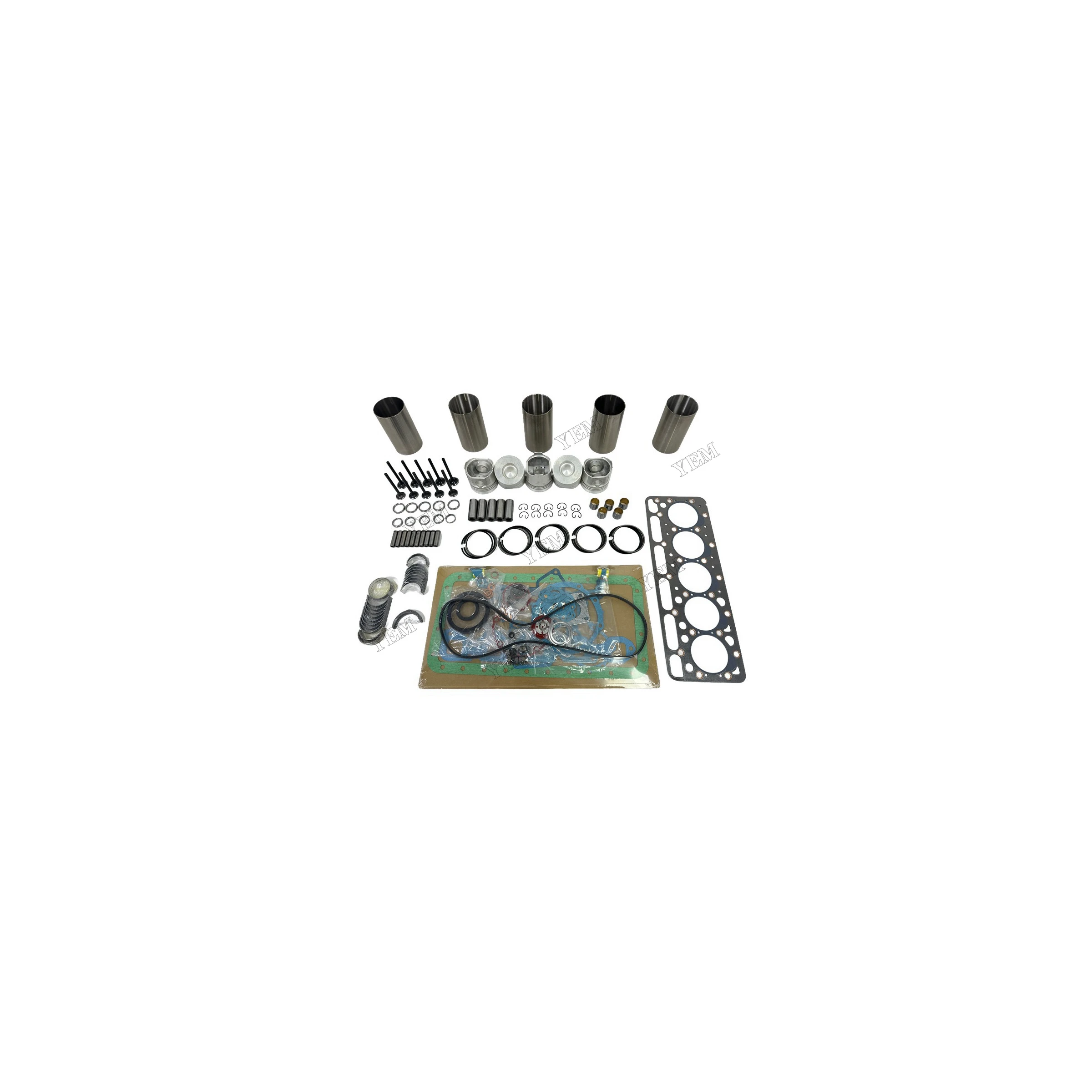 F2302 Overhaul Repair Kit With Valves Bearings Cylinder Liner Piston Rings Full Gasket Kit for Kubota Engine Parts