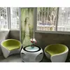 A table 2 chairs-fruit green