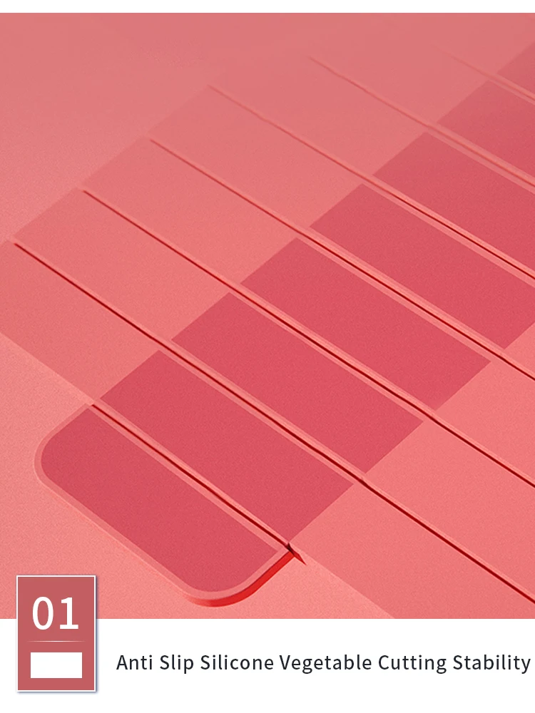 Foldable Multifunction Cutting Boards Dish Silicone Folding Collapsible Chopping Cutting Board