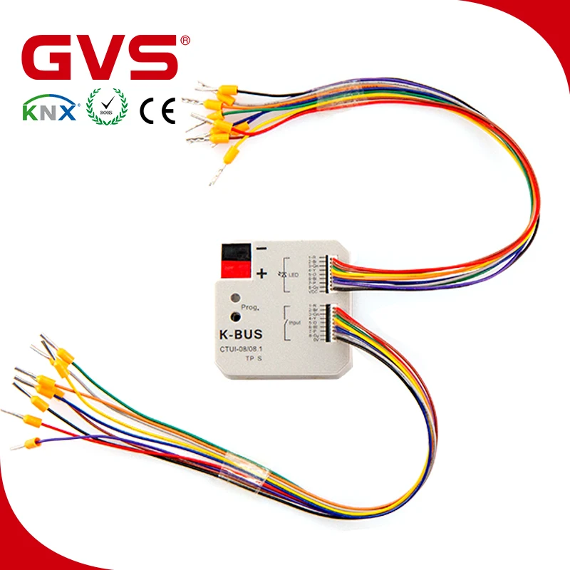 China Manufacturer GVS K-bus KNX/EIB Intelligent Installation Systems KNX  Universal Interface 4 FOLDS KNX Smart Home System