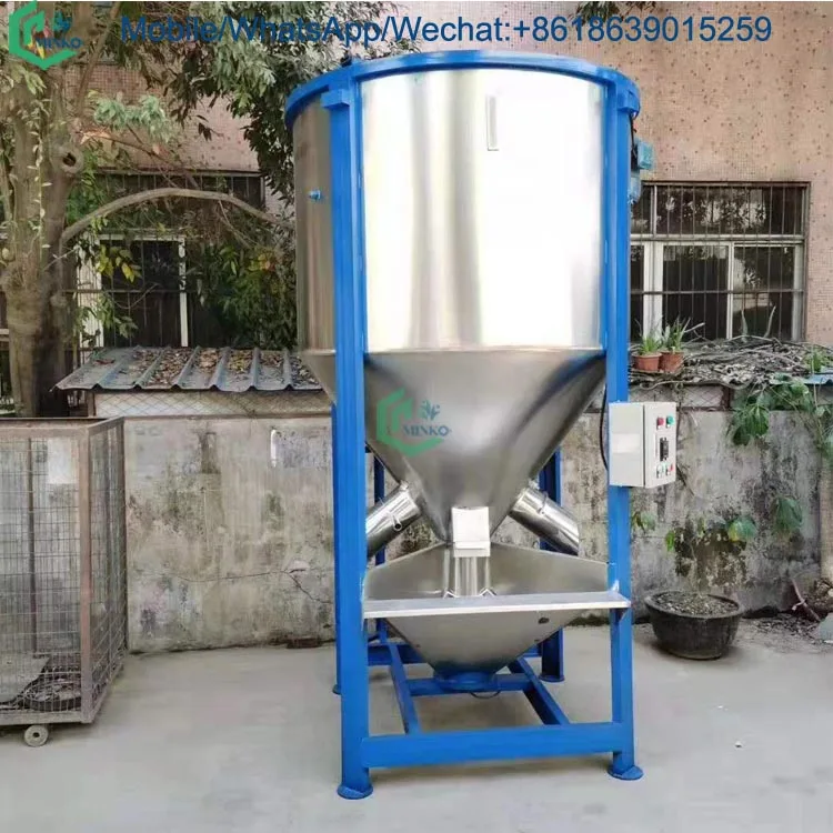 Small Scale Portable Grain Dryers Vertical Screw Blender Washing Powder Mixer Machine for Sale