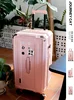 Pink 5 Wheels Lightweight Luggage