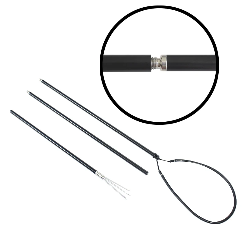 Aluminium Fishing 3 Forks Spear Fishing Pole 3 Pieces Sling Pole Spear Aluminium Fishing 3 Forks Spear Fishing Pole 3 Pieces Sling Pole Spear
