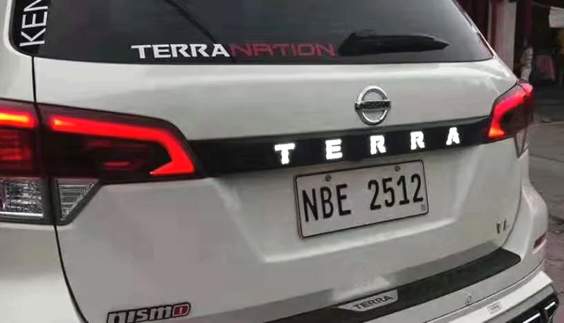Shining BLACK Daytime Running Tail Light for Nissan Terra Auto Taillamp DRL LED Lamps Car Vehicle Accessories Modified Parts