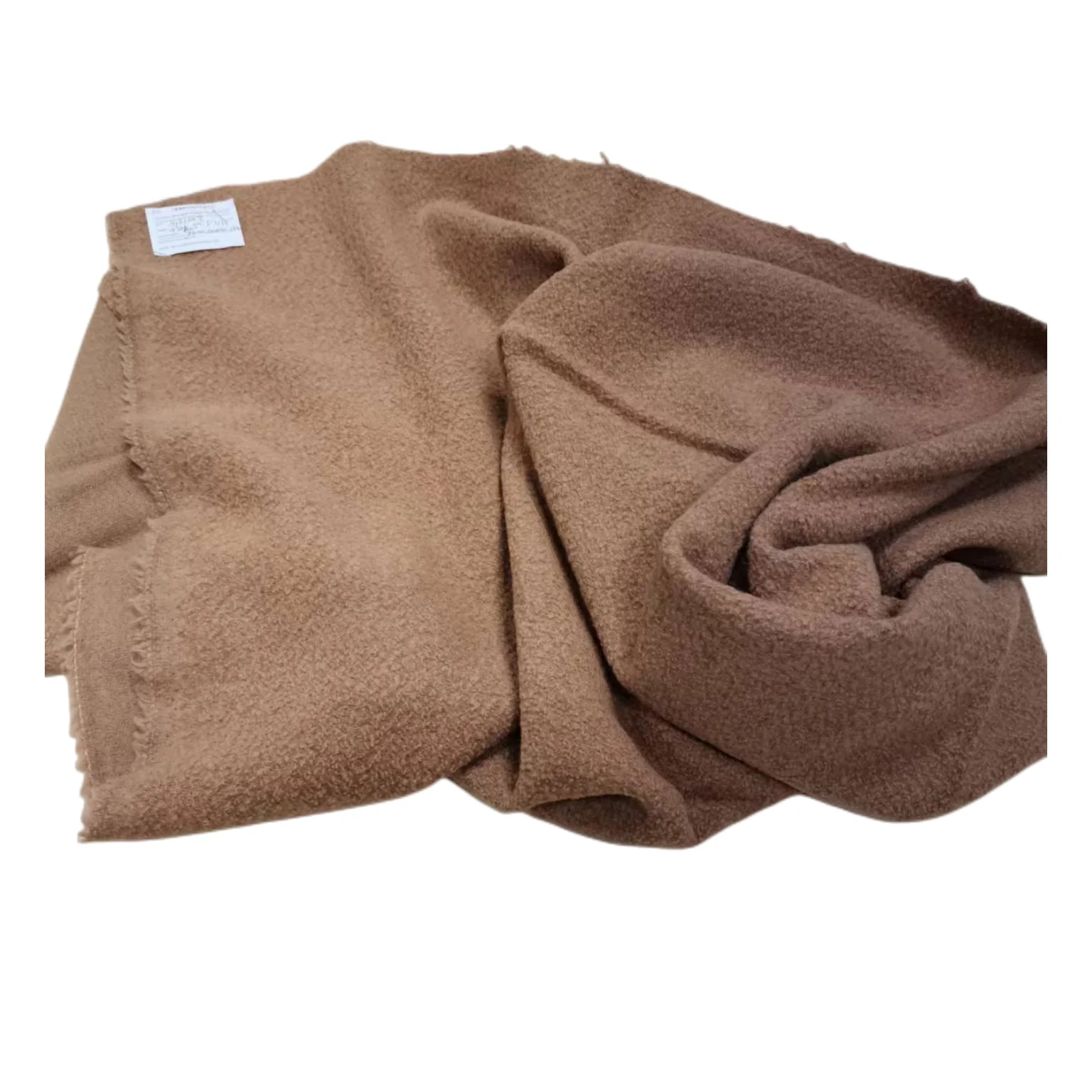 Новая шерстяная нейлоновая мохеровая пряжа шерстяные ткани для женщин и девочек пальто куртки модная зимняя коллекция темно-верблюжьих