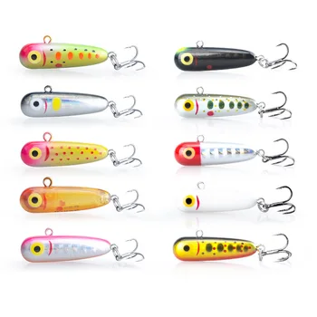 3.2g ABS Artificial Hard Bait Mine Pencil Slow Sink Stream Trout Horse Mouth Cock Green Strip Micro Lure – Pencil – view 4
